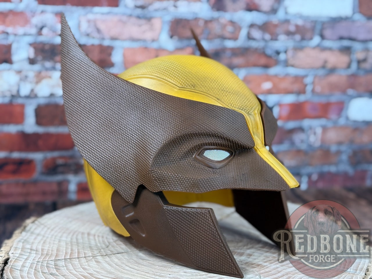 Comic Accurate Yellow & Brown Weathered Mutant Cowl