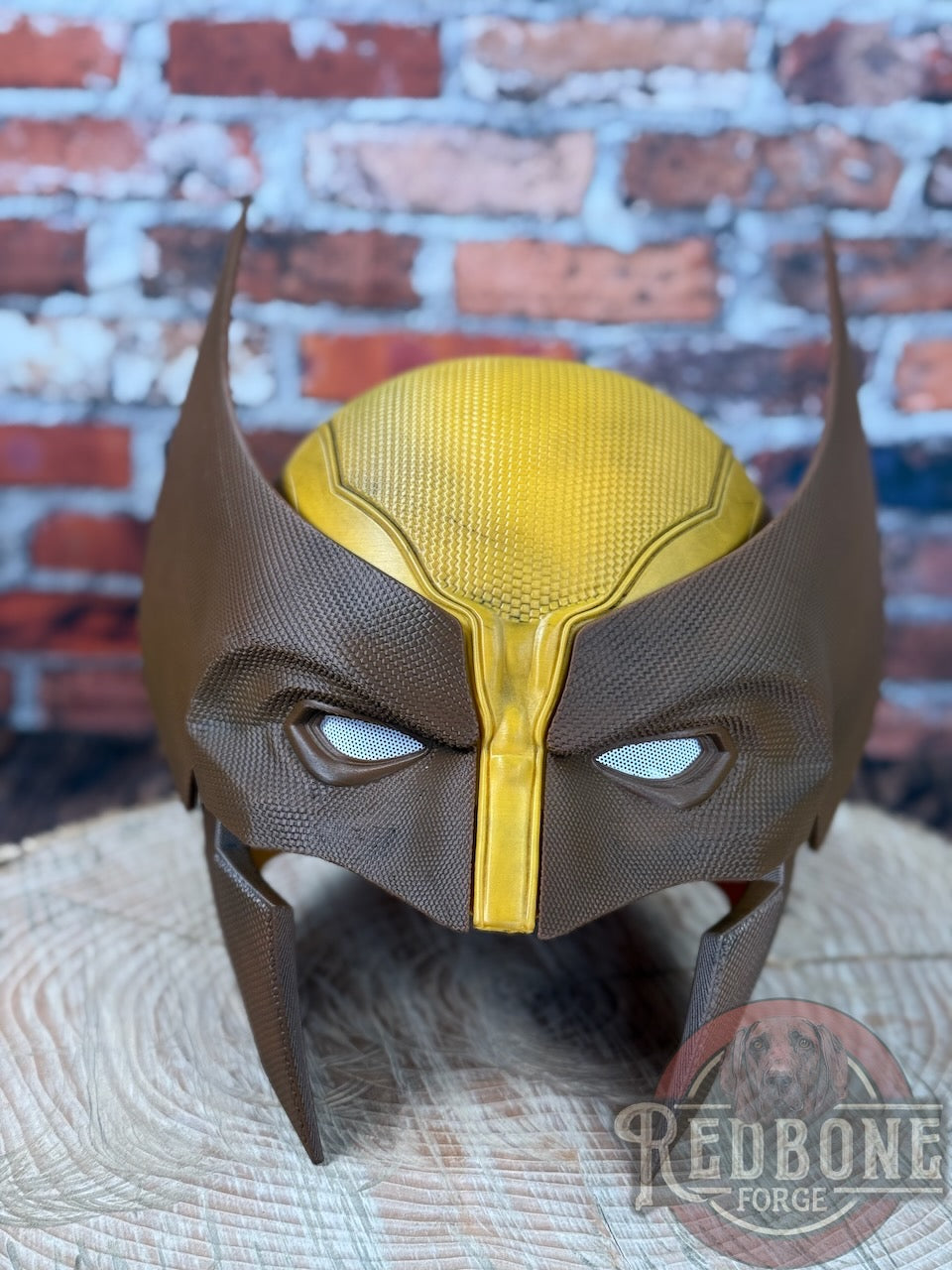Comic Accurate Yellow & Brown Weathered Mutant Cowl