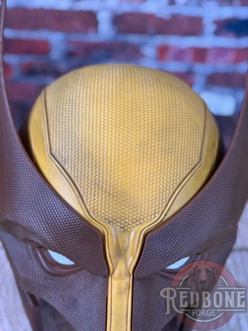 Comic Accurate Yellow & Brown Weathered Mutant Cowl