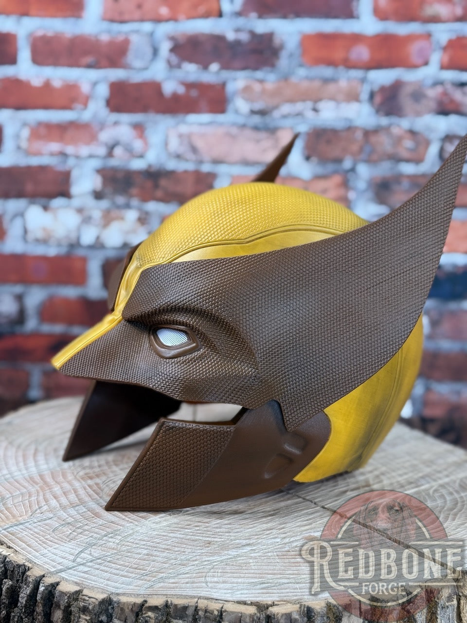 Comic Accurate Yellow & Brown Weathered Mutant Cowl