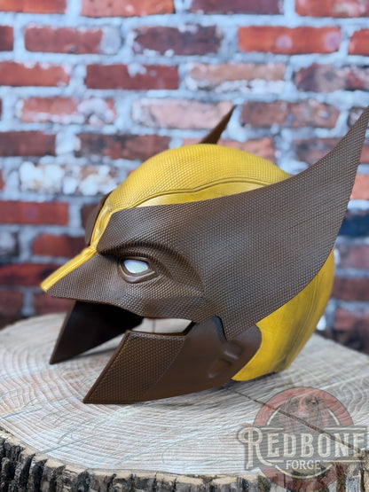 Comic Accurate Yellow & Brown Weathered Mutant Cowl