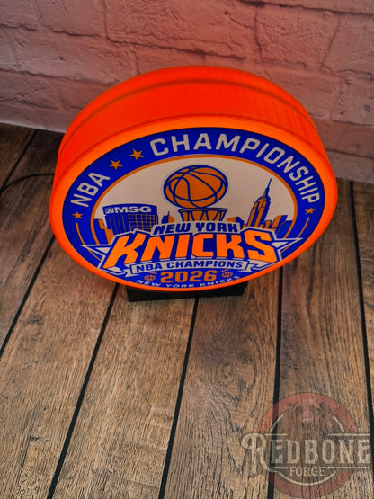 New York Knicks 2026 NBA Champions LED Light Box