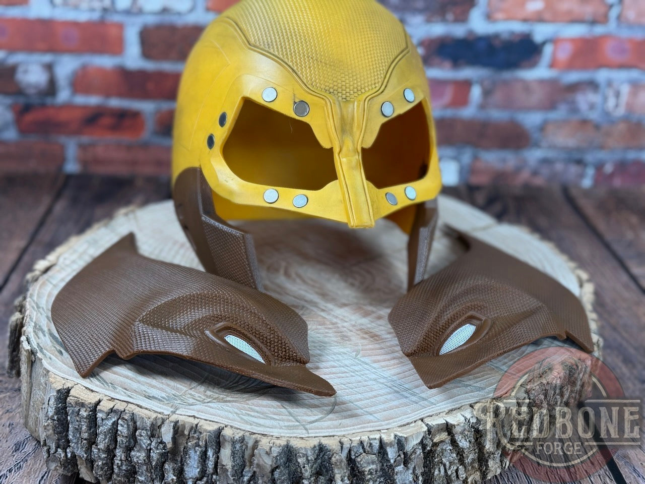 Comic Accurate Yellow & Brown Weathered Mutant Cowl
