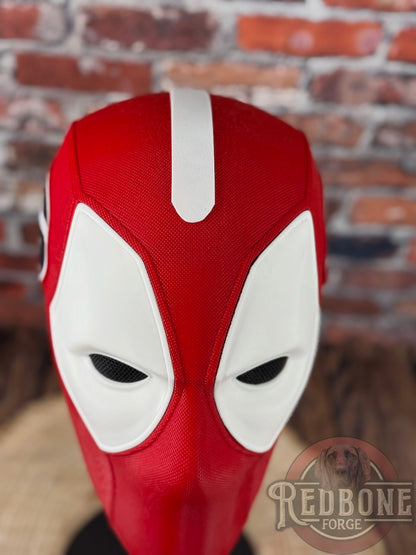 Georgia-Inspired Red & Black Masked Mercenary Mask
