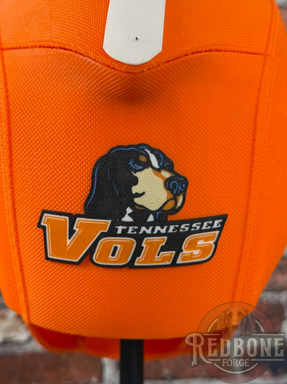 Tennessee-Inspired Orange & White Masked Mercenary Mask