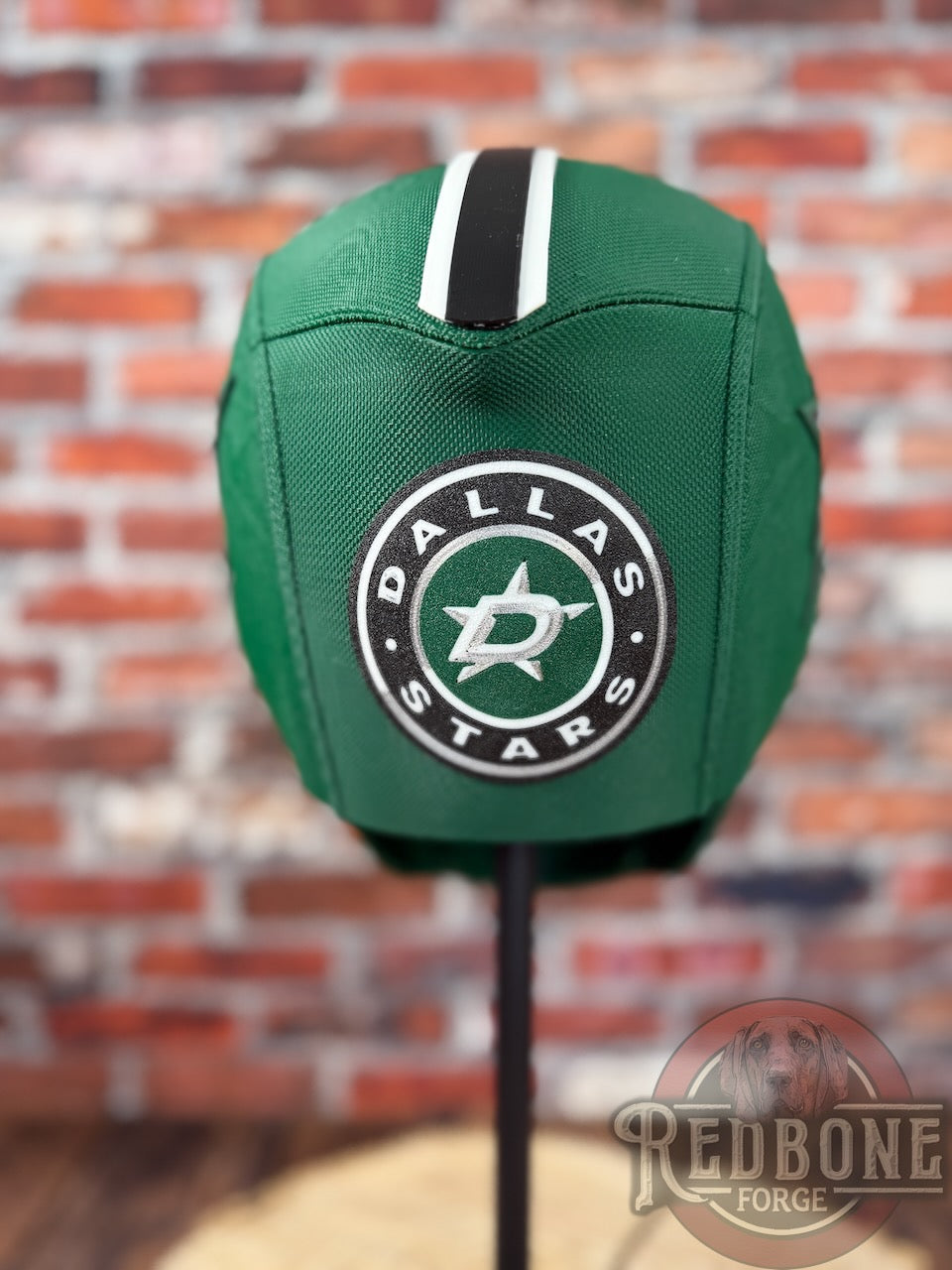 Dallas-Inspired Green & Black Masked Mercenary Mask