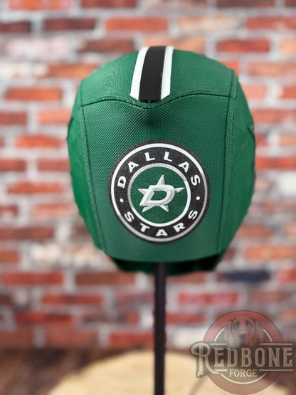 Dallas-Inspired Green & Black Masked Mercenary Mask