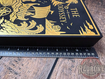 "The Odyssey" Illuminated Book-Style Light Box