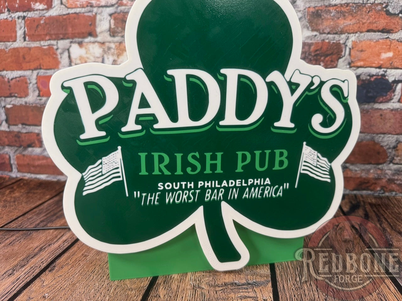 Paddy's Pub LED Light Box – "The Worst Bar in America"