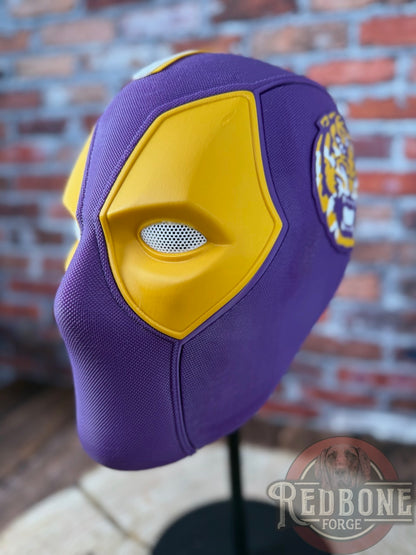 Louisiana-Inspired Purple & Gold Masked Mercenary Mask