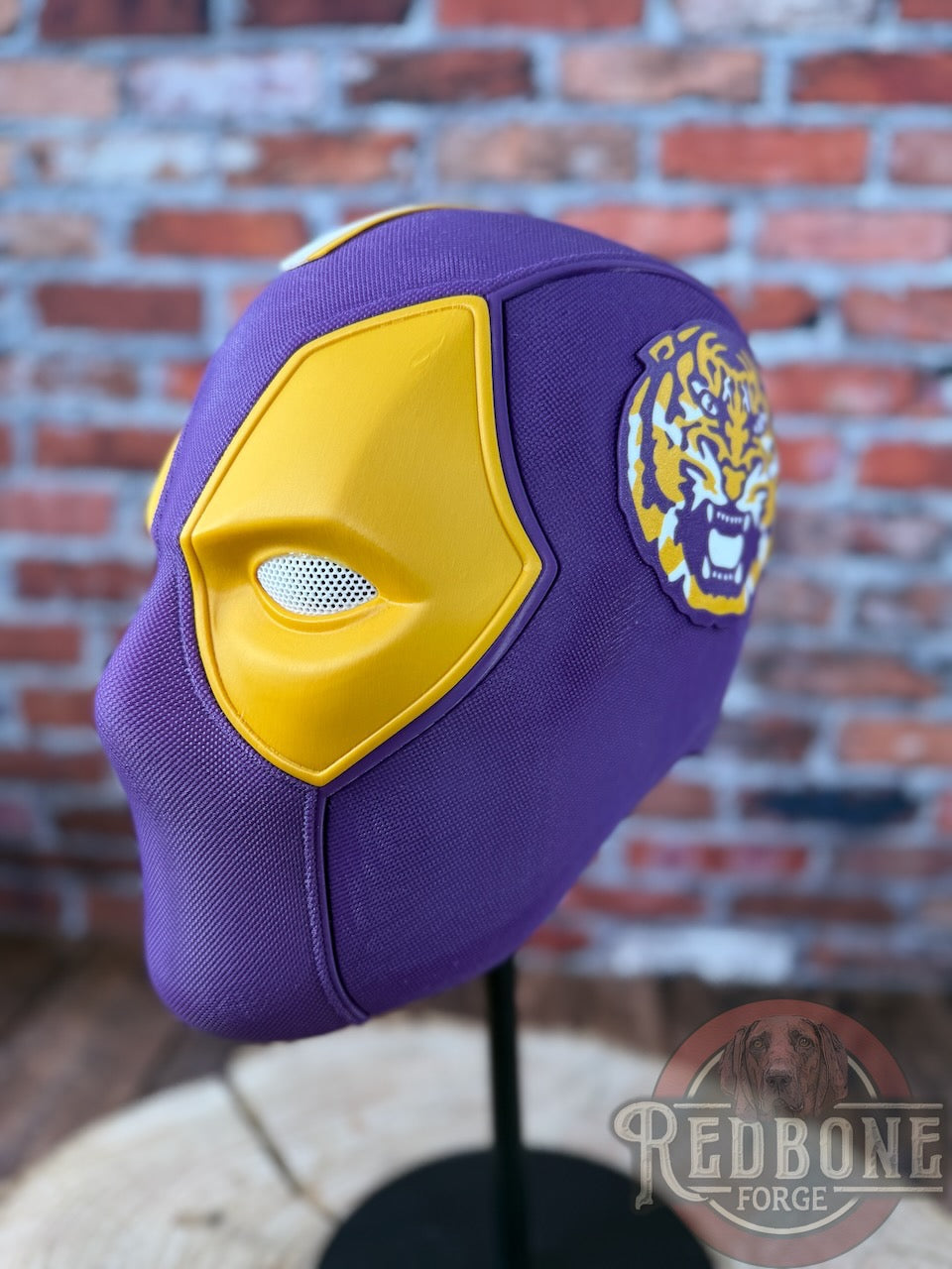 Louisiana-Inspired Purple & Gold Masked Mercenary Mask