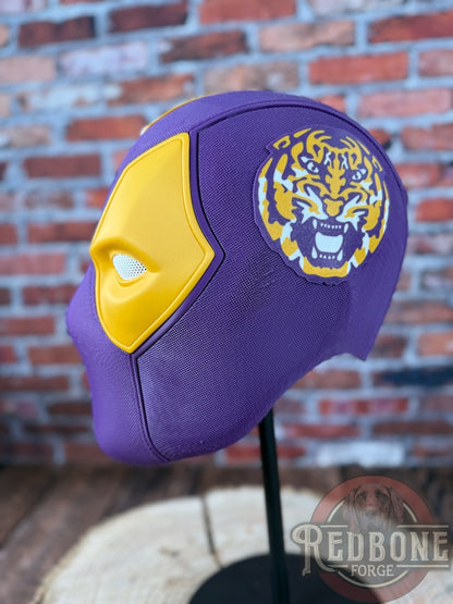 Louisiana-Inspired Purple & Gold Masked Mercenary Mask