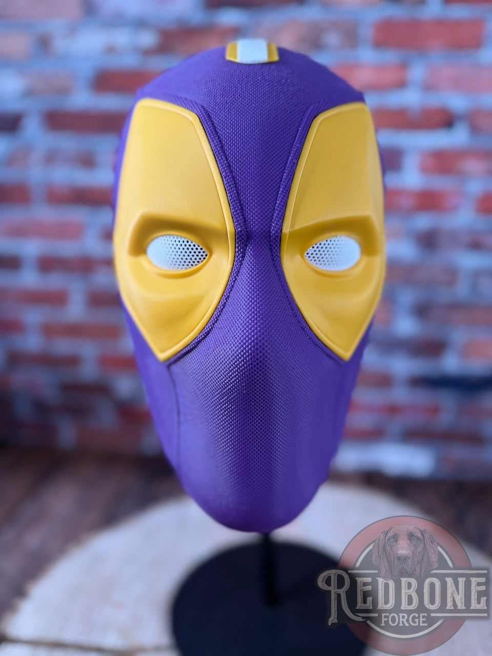 Louisiana-Inspired Purple & Gold Masked Mercenary Mask