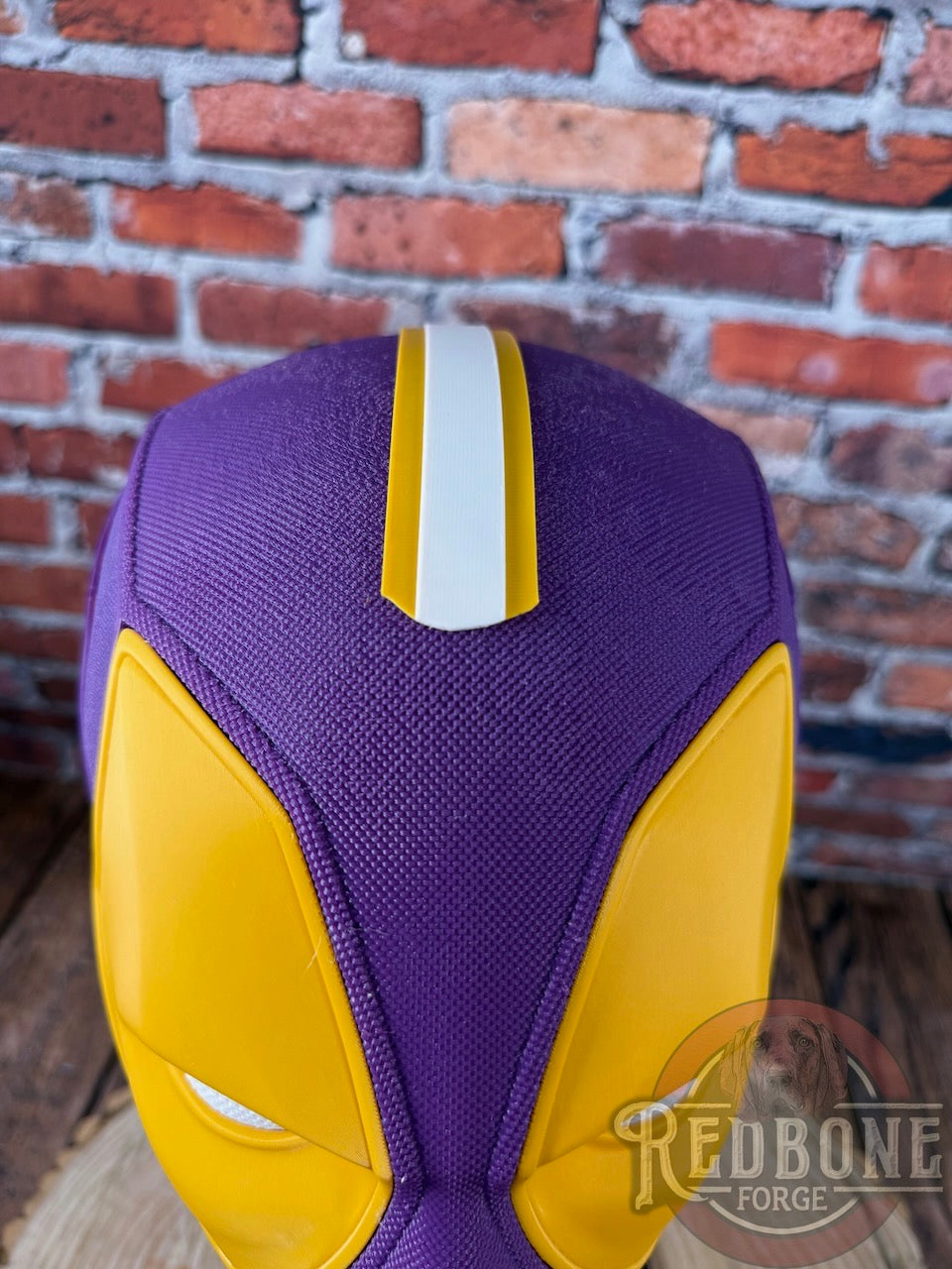Louisiana-Inspired Purple & Gold Masked Mercenary Mask