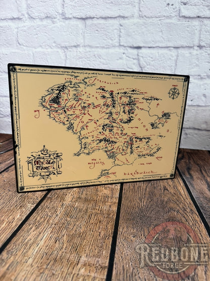 Middle-earth Map Illuminated LED Light Box