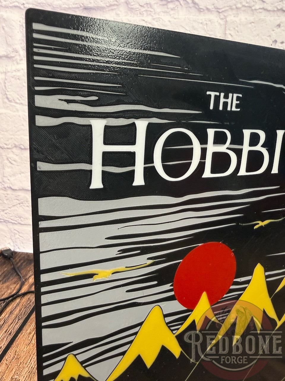 "The Hobbit" Classic Book Cover LED Light Box