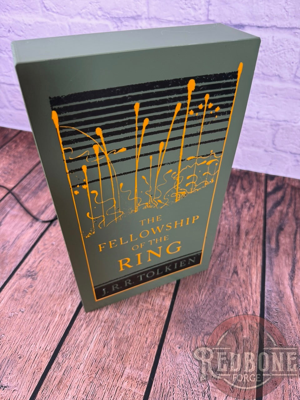"The Fellowship of the Ring" Classic Book Cover LED Light Box