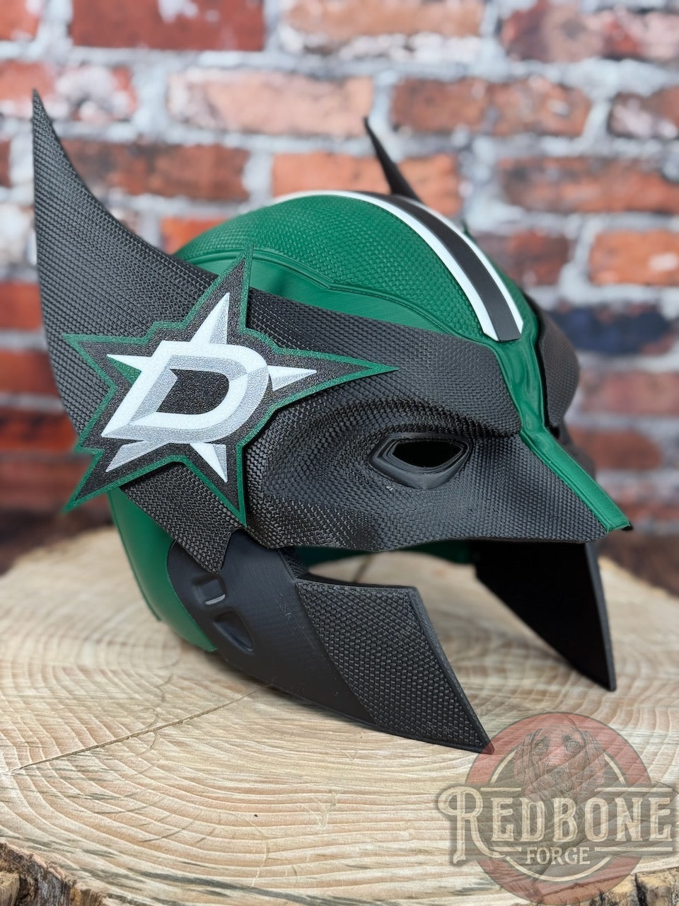 Dallas-Inspired Green & Black Mutant Cowl