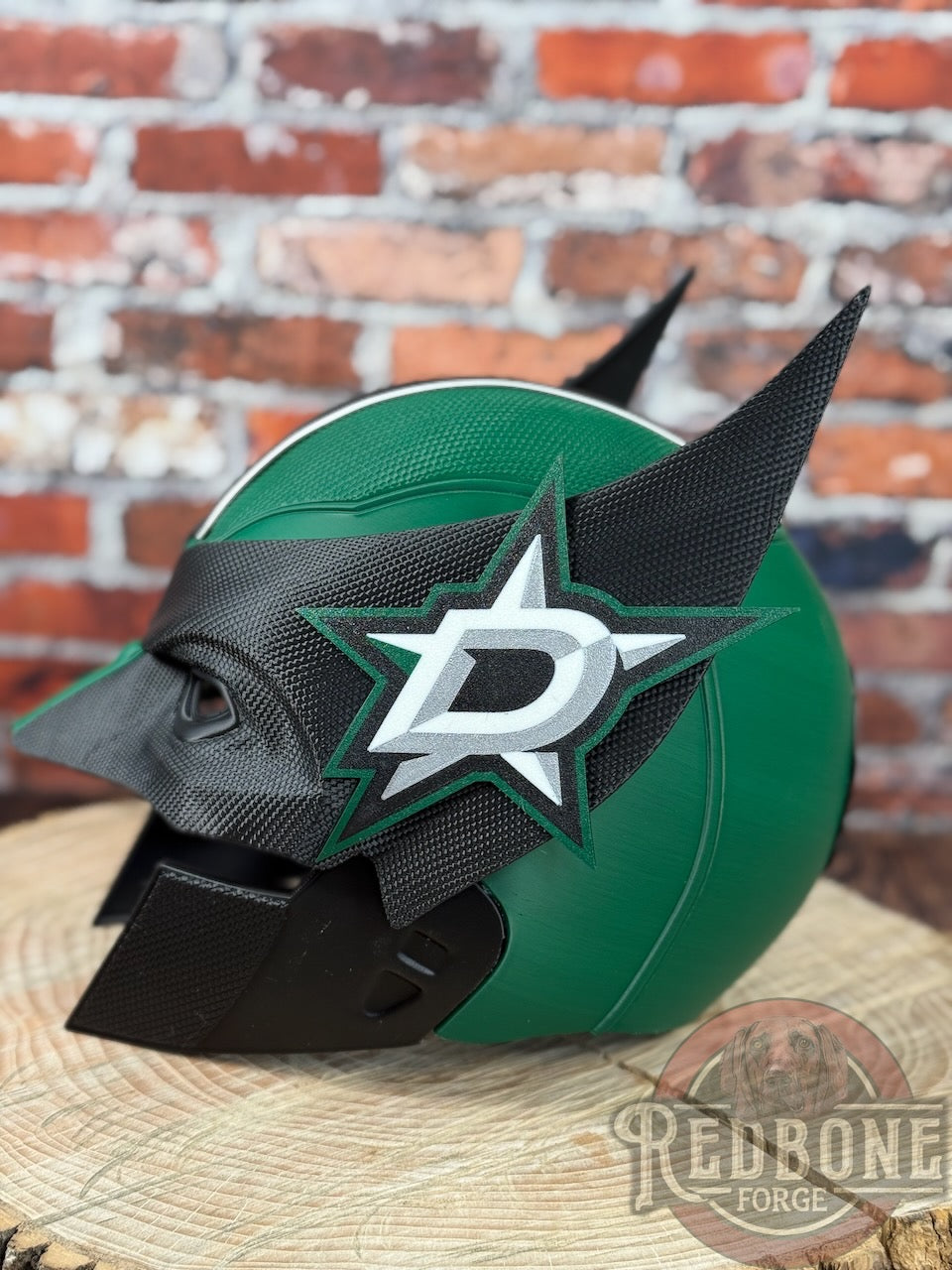 Dallas-Inspired Green & Black Mutant Cowl