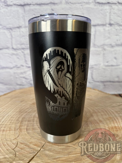 Horror Movie Characters Tumbler Ghostface Michael Myers Jason Freddy Pennywise