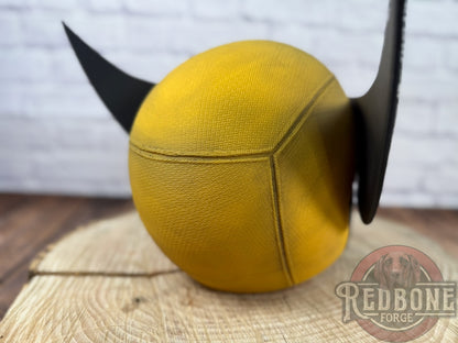 Movie Accurate Yellow & Black Weathered "Battle Worn" Mutant Cowl