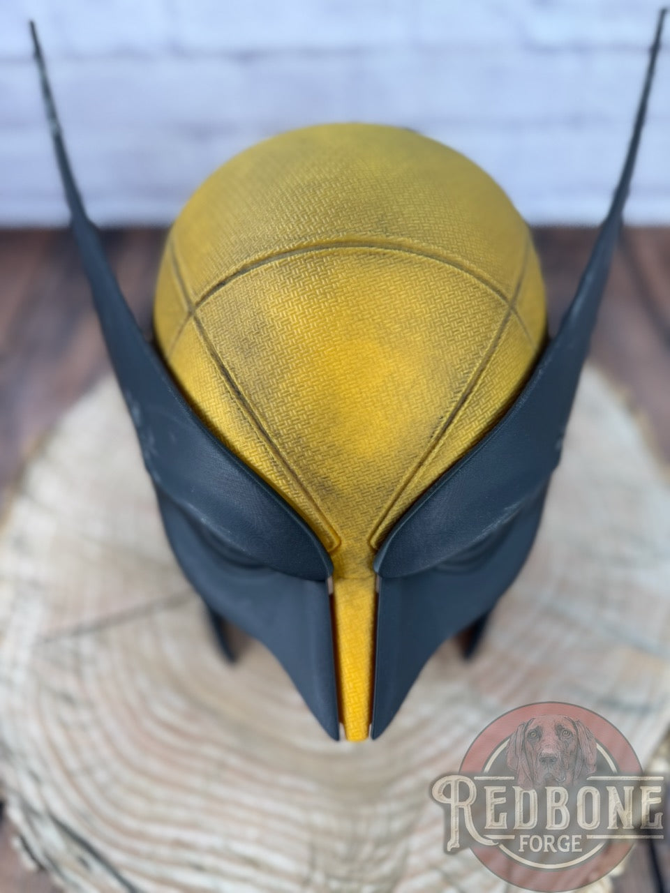 Movie Accurate Yellow & Black Weathered "Battle Worn" Mutant Cowl