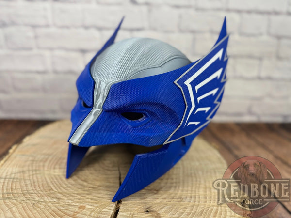 Battlehawks Wolverine Silver 3D Printed Helmet