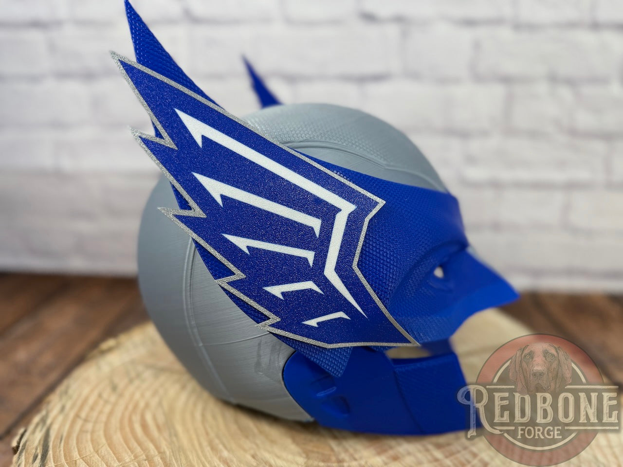 St. Louis-Inspired Silver & Blue Mutant Cowl – Redbone Forge
