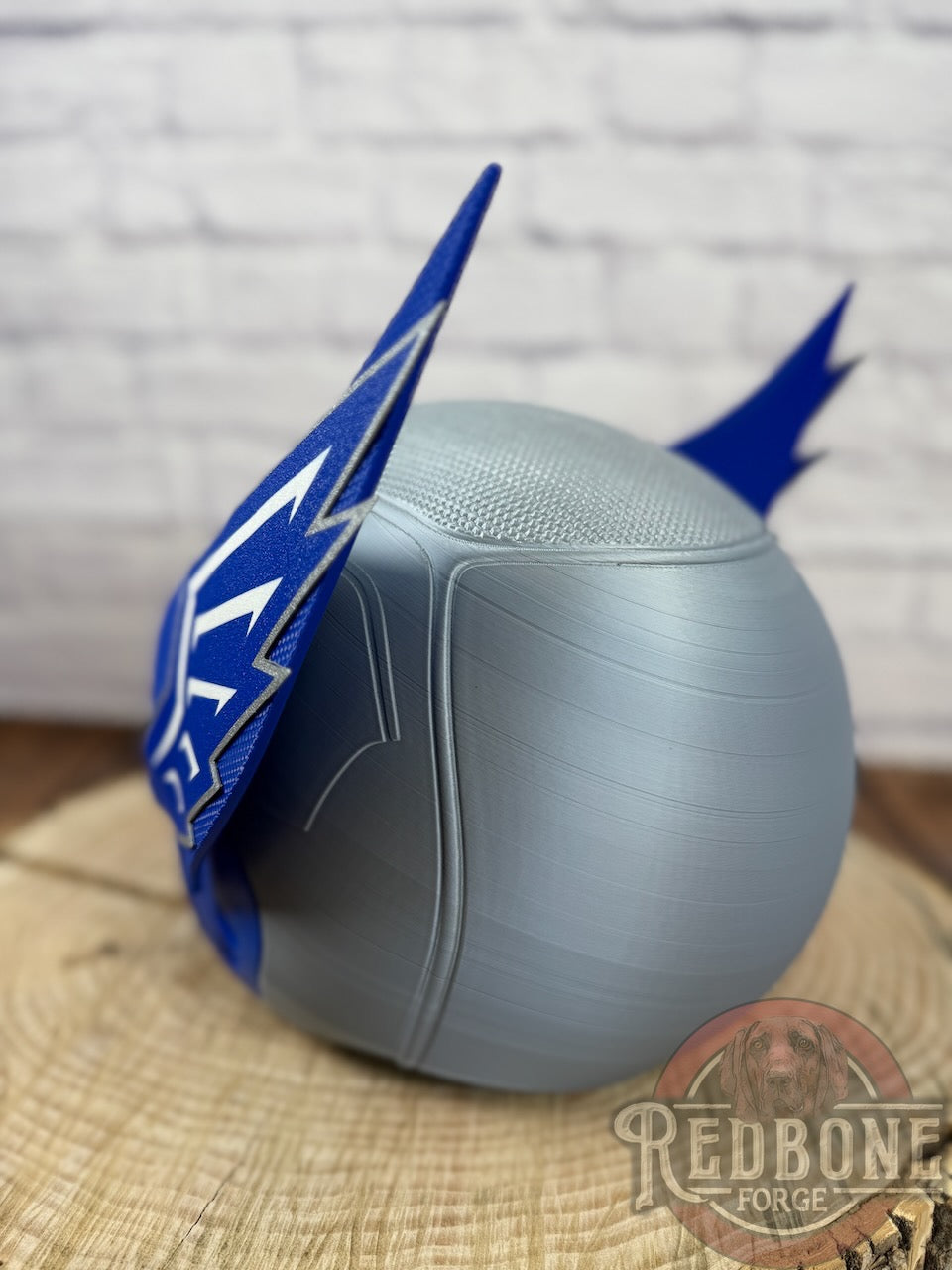 St. Louis-Inspired Silver & Blue Mutant Cowl – Redbone Forge