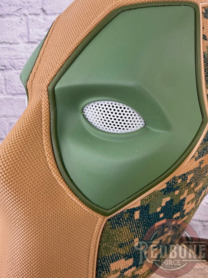 Military Masked Mercenary Mask 3D Printed Helmet