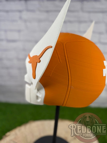 Texas-Inspired Burnt Orange & White Mutant Cowl