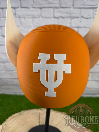 Texas-Inspired Burnt Orange & White Mutant Cowl