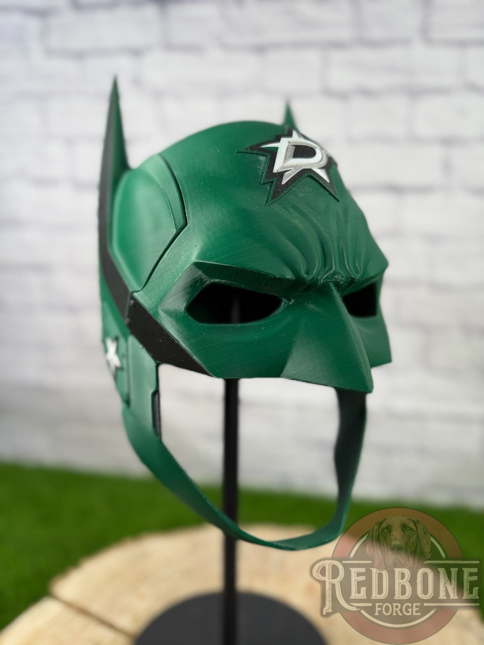 Dallas Stars Batman 3D Printed Helmet