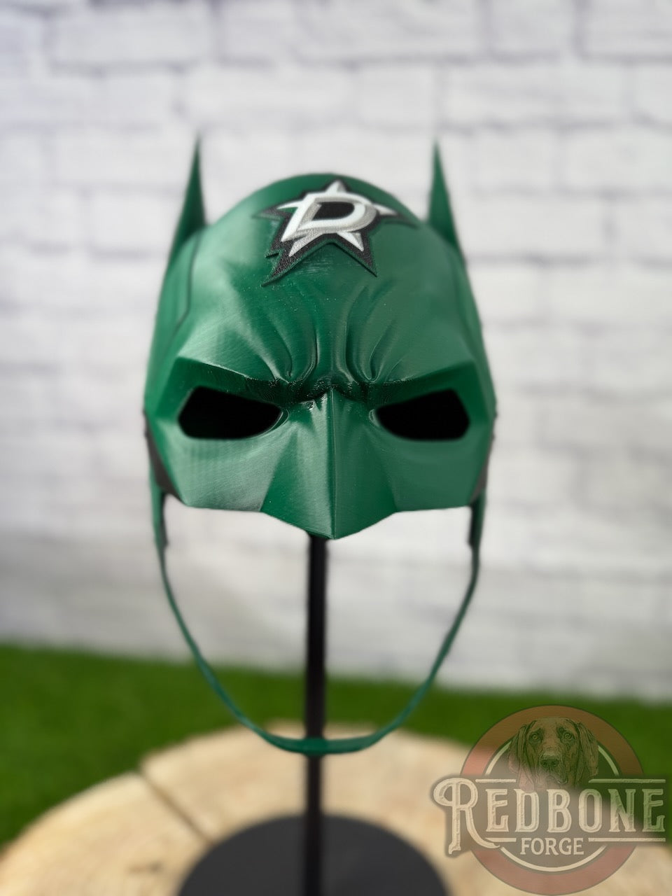Dallas Stars Batman 3D Printed Helmet