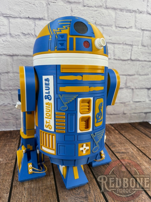St. Louis Blues R2 3D Printed Droid