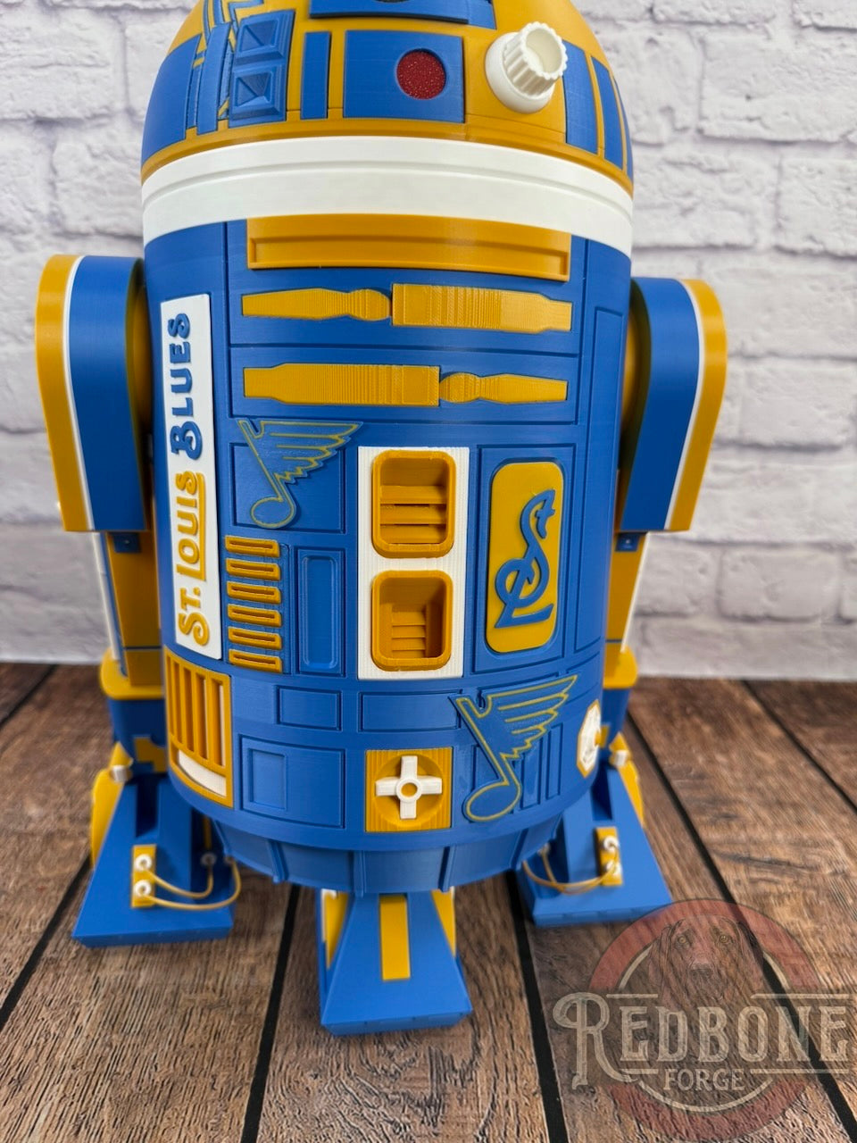 St. Louis Blues R2 3D Printed Droid