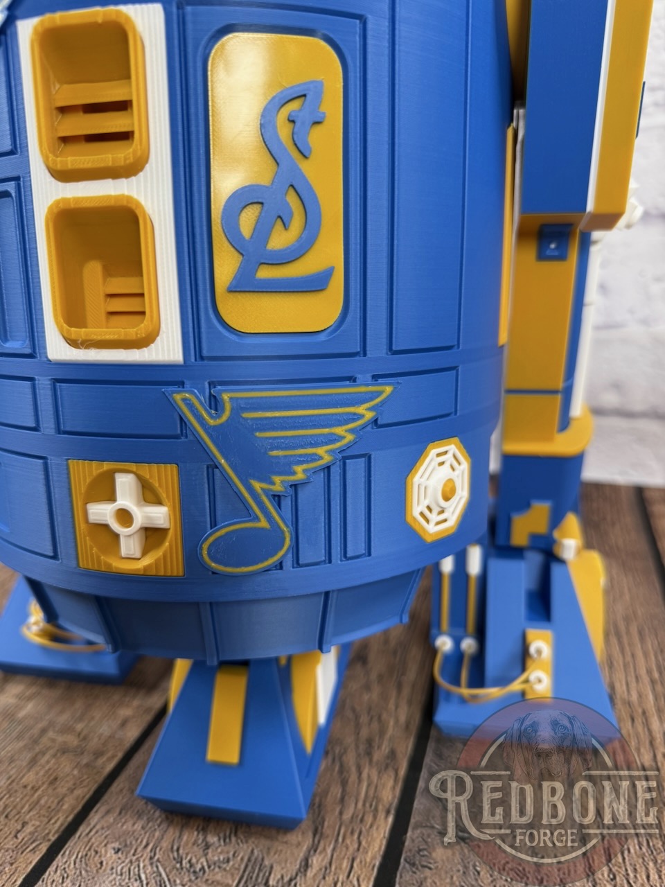 St. Louis Blues R2 3D Printed Droid