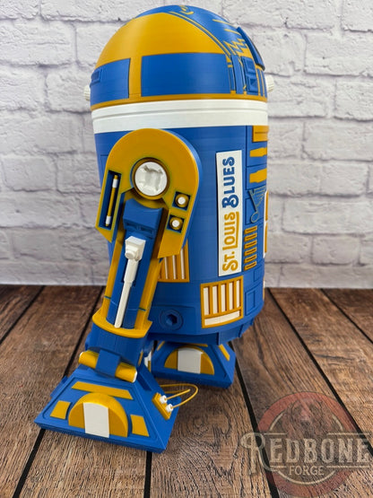 St. Louis Blues R2 3D Printed Droid