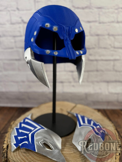 Battlehawks Wolverine Blue 3D Printed Helmet