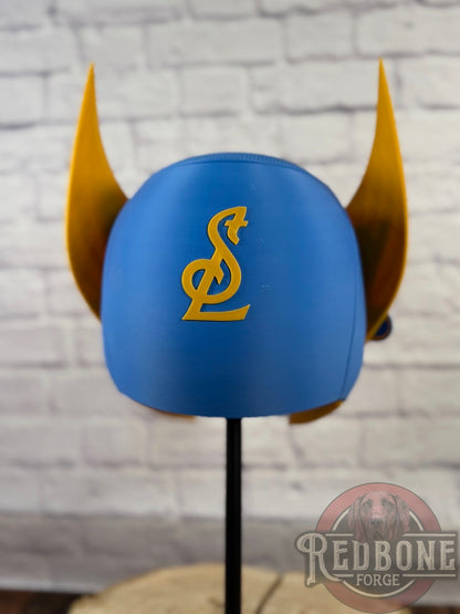 St. Louis Blues Wolverine Retro 3D Printed Helmet