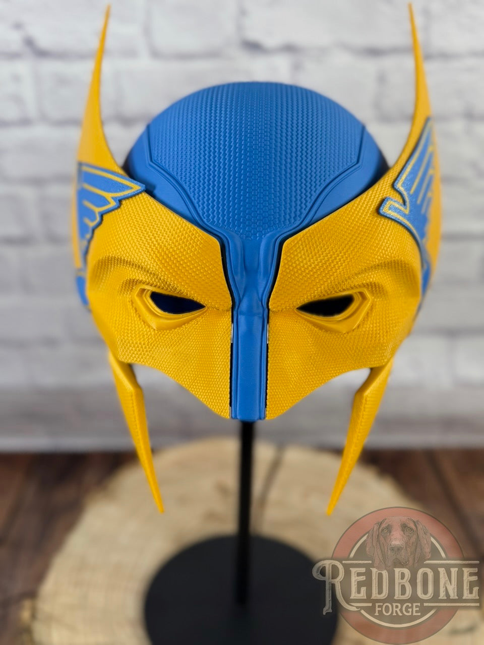St. Louis Blues Wolverine Retro 3D Printed Helmet