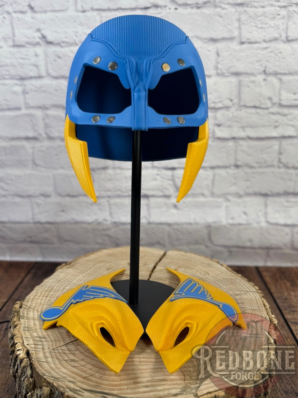 St. Louis Blues Wolverine Retro 3D Printed Helmet