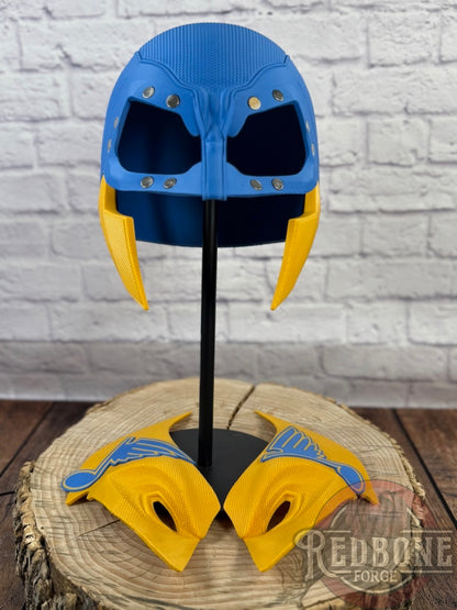 St. Louis Blues Wolverine Retro 3D Printed Helmet