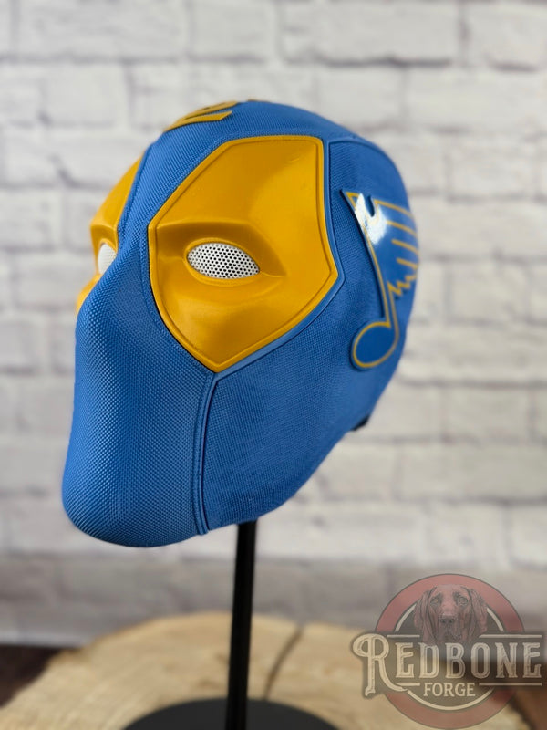 St. Louis Blues Deadpool 3D Printed Helmet
