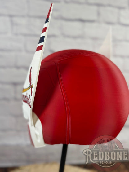 St. Louis Cardinals Wolverine Birds On The Bat 3D Printed Helmet