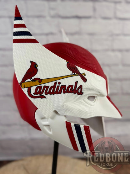 St. Louis Cardinals Wolverine Birds On The Bat 3D Printed Helmet