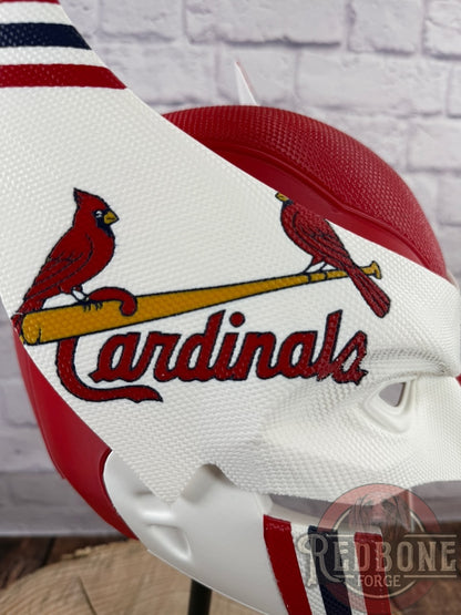 St. Louis Cardinals Wolverine Birds On The Bat 3D Printed Helmet