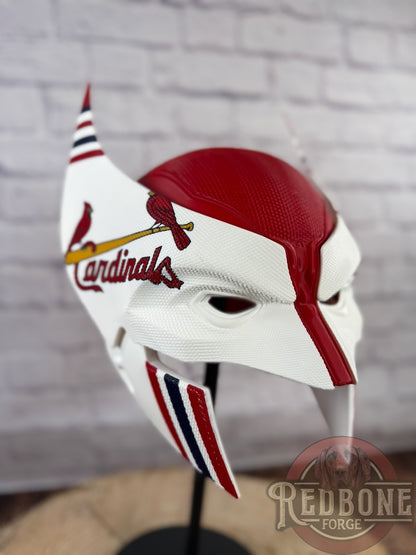 St. Louis Cardinals Wolverine Birds On The Bat 3D Printed Helmet