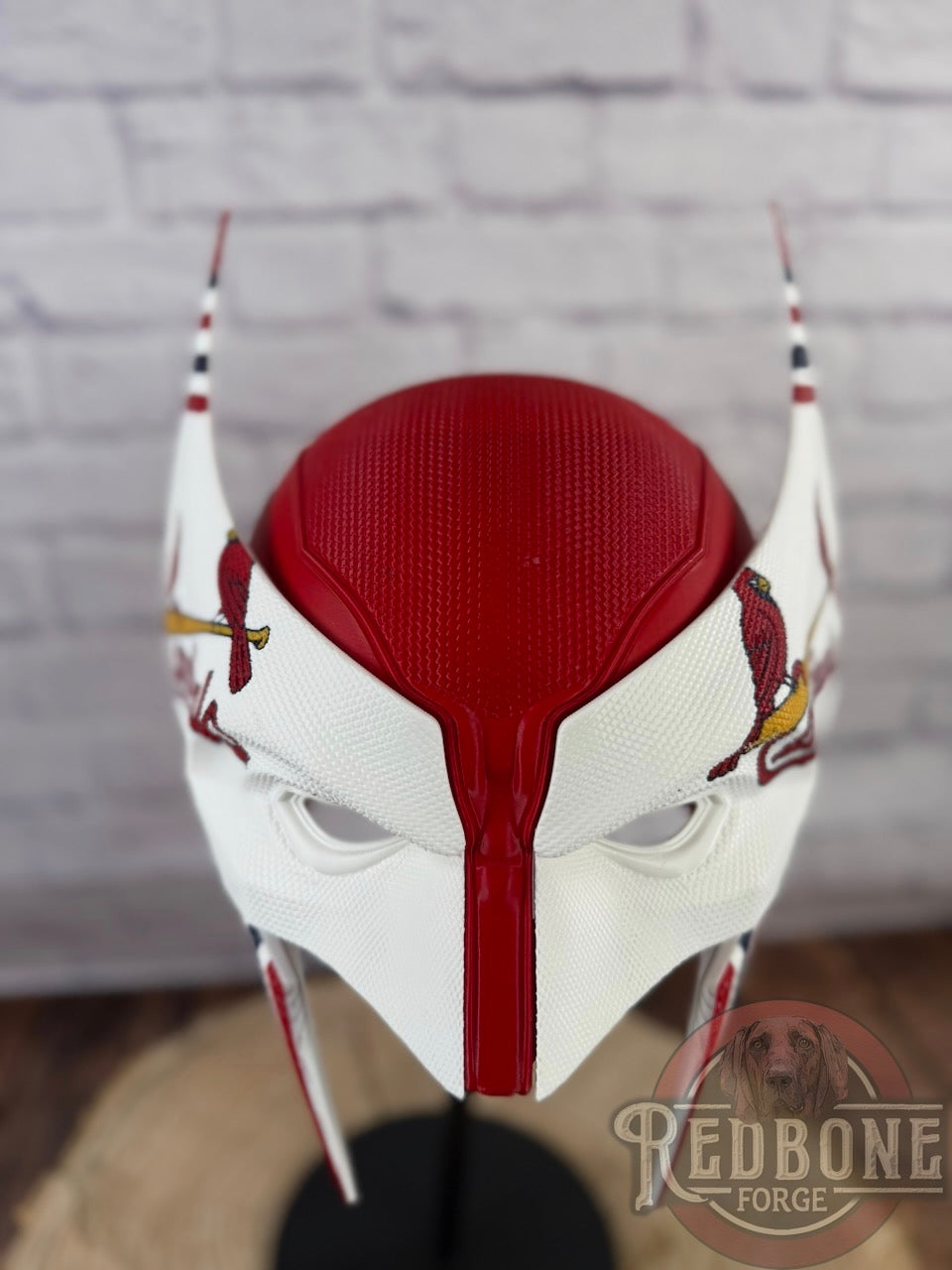 St. Louis Cardinals Wolverine Birds On The Bat 3D Printed Helmet