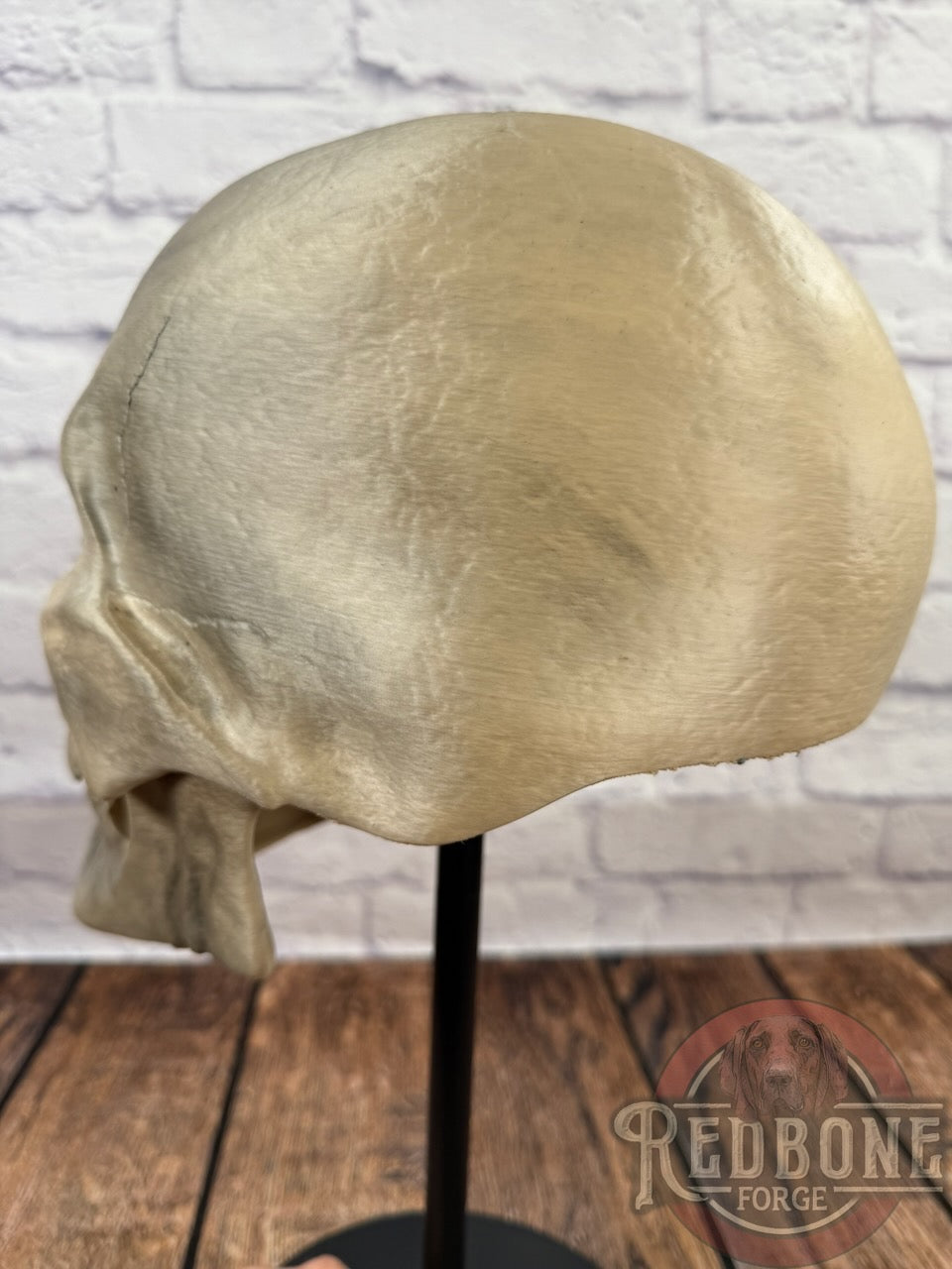 Glowing Skeleton Skull Helmet with Moveable Jaw & Glowing Eyes